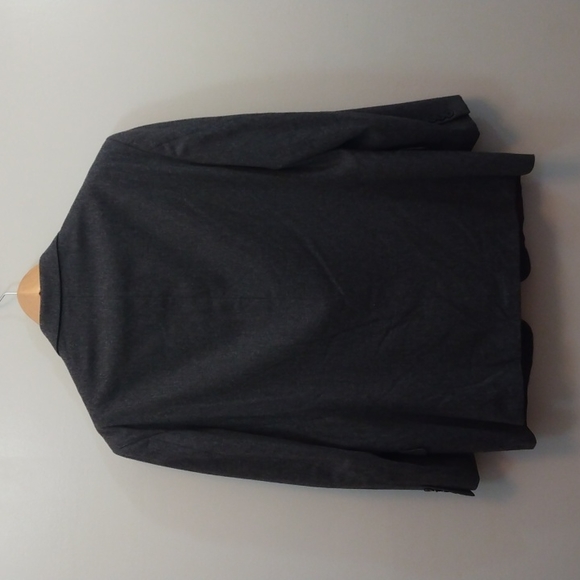 Vintage Calvin Klein Gray Flannel Wool/Cashmere Blend Suit 44R (Made in USA) - Picture 4 of 12